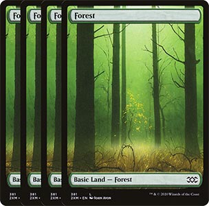 Opponent's 4 Forests