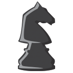 art: chess knight balloon