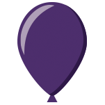 art: purple balloon