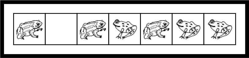 Toads and Frogs game, toad blank toad frog toad frog frog