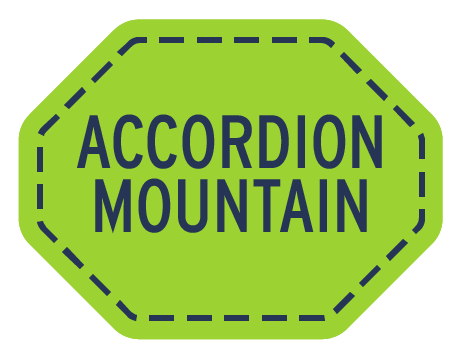 Accordion Mountain (in GREEN OCTAGON shape)