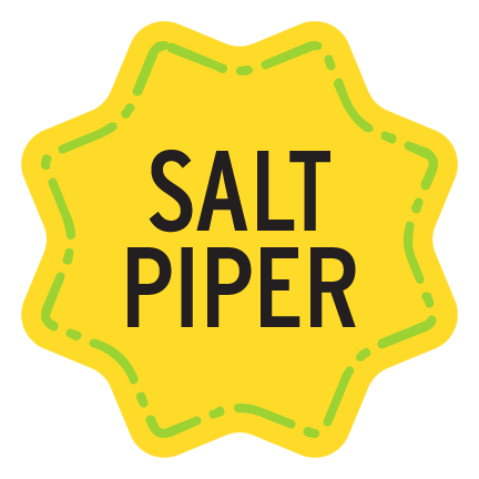 Salt Piper (in YELLOW 8-POINTED STAR shape)