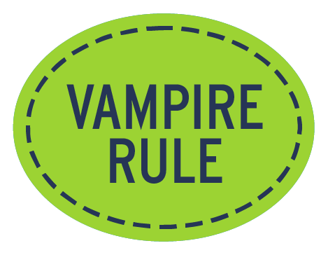 Vampire Rule (in GREEN OVAL shape)