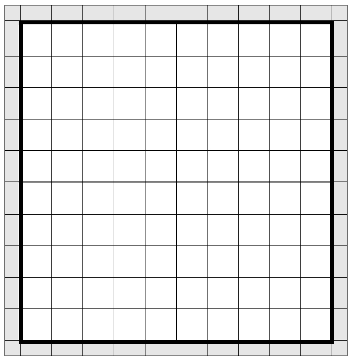 rack 2; a 10x10 grid