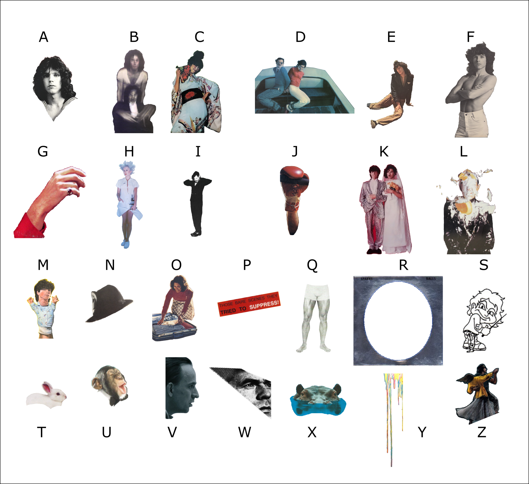 Sparks album to collage chart