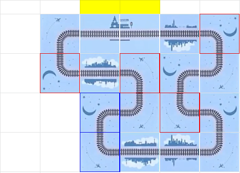 Solution to the second yellow train puzzle