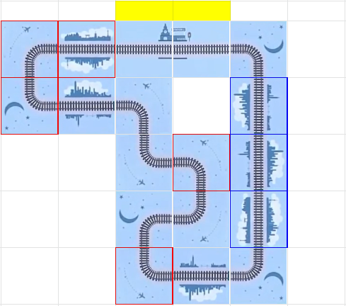Solution to the fourth yellow train puzzle