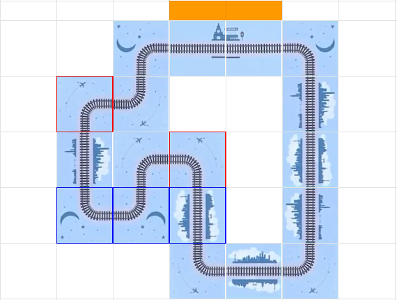 Solution to the second orange train puzzle