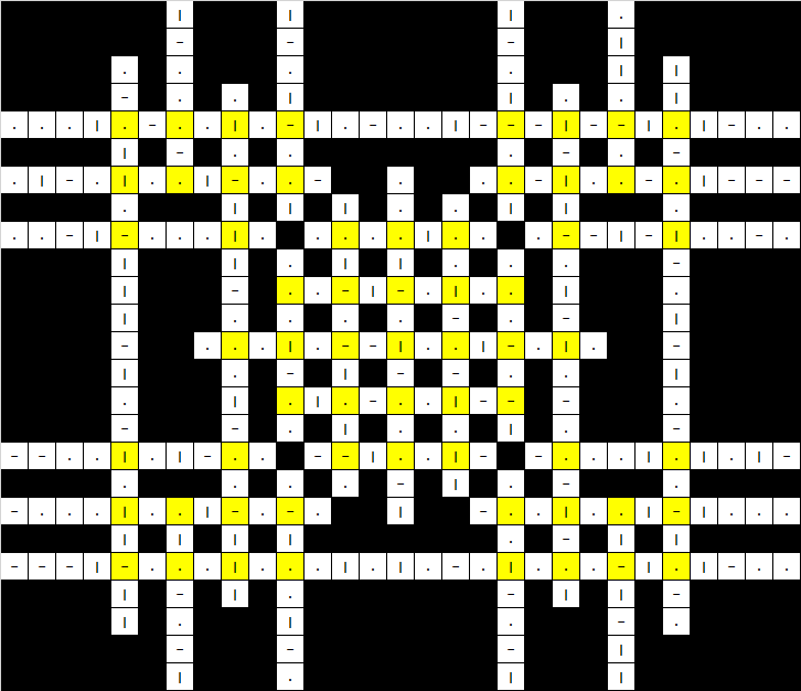 The filled-in crossword